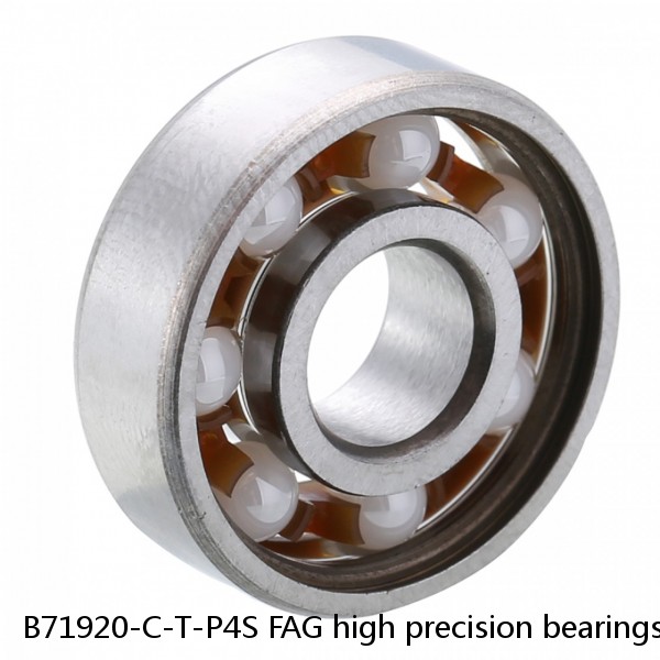 B71920-C-T-P4S FAG high precision bearings
