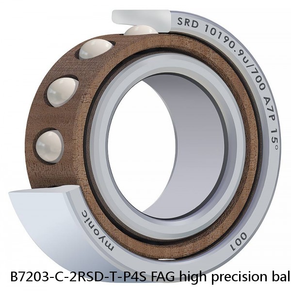 B7203-C-2RSD-T-P4S FAG high precision ball bearings