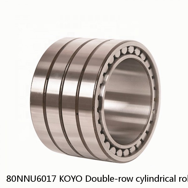 80NNU6017 KOYO Double-row cylindrical roller bearings #1 small image