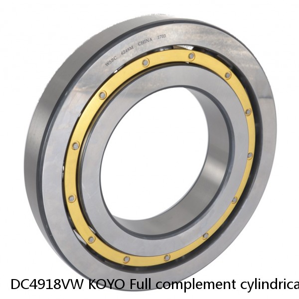 DC4918VW KOYO Full complement cylindrical roller bearings #1 small image