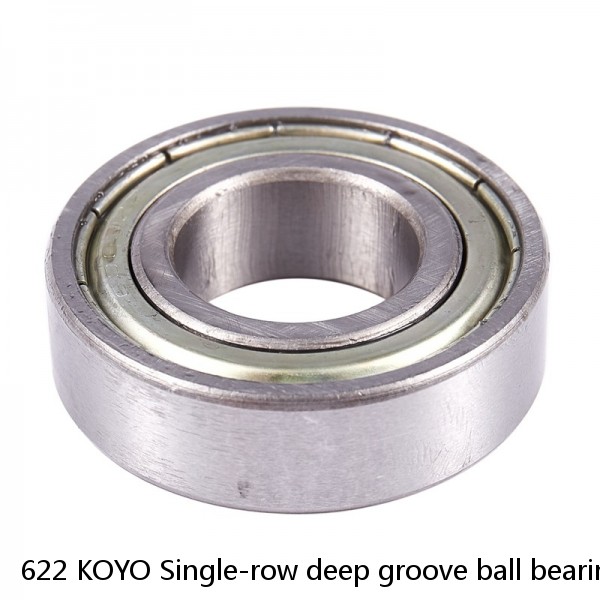 622 KOYO Single-row deep groove ball bearings #1 small image