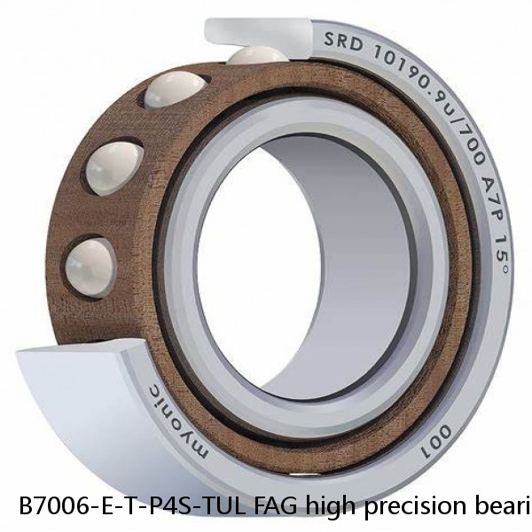 B7006-E-T-P4S-TUL FAG high precision bearings #1 small image