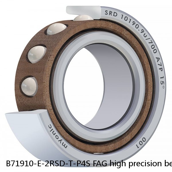 B71910-E-2RSD-T-P4S FAG high precision bearings #1 small image