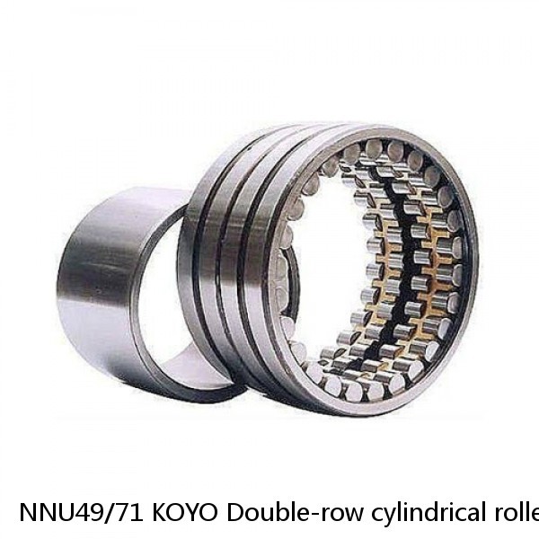 NNU49/71 KOYO Double-row cylindrical roller bearings #1 image
