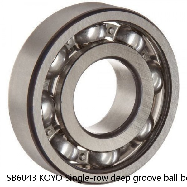SB6043 KOYO Single-row deep groove ball bearings #1 image