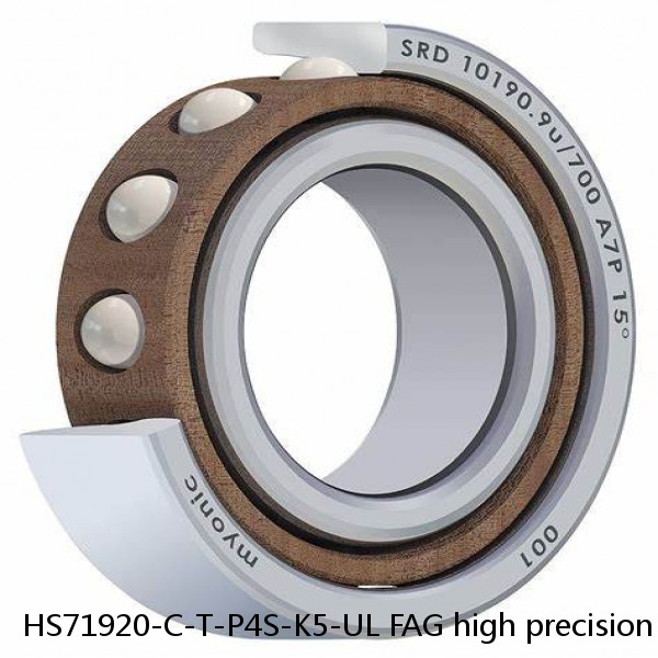 HS71920-C-T-P4S-K5-UL FAG high precision bearings #1 image