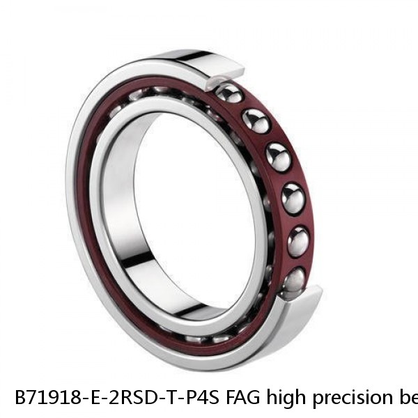 B71918-E-2RSD-T-P4S FAG high precision bearings #1 image